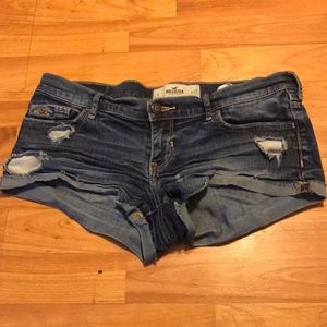 hollister jean shorts